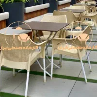 میز و صندلی پلاستیکی طرح وحیدا ناهارخوری  غذاخوری