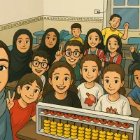 چرتکه و رباتیک در آموزشگاه راه اندیشه خرمشهر