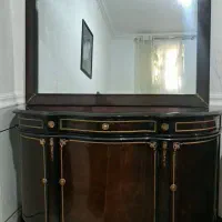 آینه کنسول چوبی با کیفیت، دکوراسیون لوکس