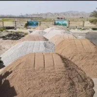 مصالح ساختمانی شسته شن اجر وغیره..