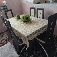 میز ناهار خوری ۶نفره در حد نو