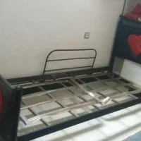 تختخواب فلزی یکنفره باکفی