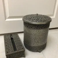 سطل آشغال و جادستمال کاغذی