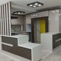 کابینت آشپزخانه به همراه هود و گاز و سینک