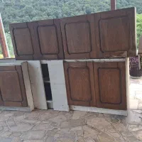 کابینت گالوانیزه با درب چوبی