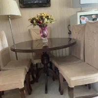 میز نهارخوری ۶ نفره گرد