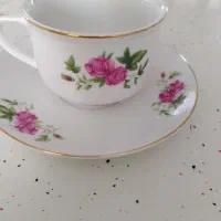 فنجون گل سرخ قدیمی خارجی