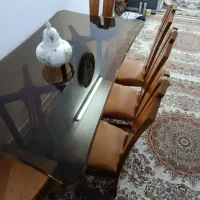 میزناهارخوری شش نفره چوب راش