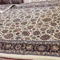 فرش ۱۰ متری دستباف طرح افشان متبرک آستان قدس رضوی