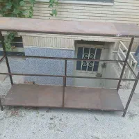 میز سه طبقه اهنی