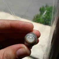 انگشتر عقیق زرد سه پوست (باباقوری)
