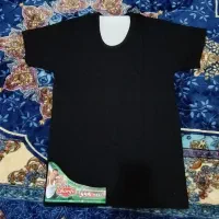 زیر پوش آستین دار مشکی نخ پنبه(محرمی)