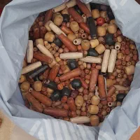 مهره چوبی وتخم مرغ سفالی