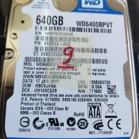 هارد 640 گیگ وسترن مخصوص لب تاپ