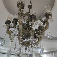 لوستر برنجی تمام برنج