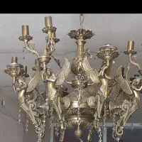 خریدار لوستر و بوفه میز  برنزی برنجی