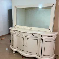 اینه کنسول،آیینه و کنسول ،اآینه و کنسول چوب گردو
