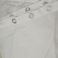 دو عدد پرده پانچ، حریر ساده