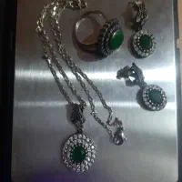 سرویس و انگشتر نقره ۹۲۵
