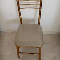 صندلی فلزی طلایی ( رستورانی)