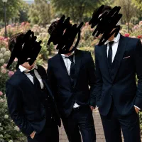 ۳دست کت وشلوار مشکی شیک