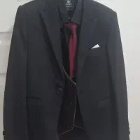 کت وشلوار پسرانه با ژیله و پیرهن و کراوات