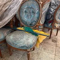 میز غذاخوری ۸نفره استیل با صندلی