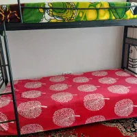 تخت دو طبقه فلزی بدون تشک