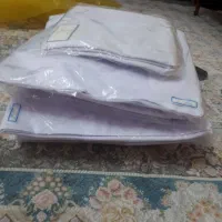 ۱۳ عدد ملافه سفید تترون با روبالشتی نوی نو