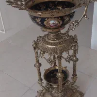 میوه‌خوری برنزی پایه‌دار آنتیک و بسیار خاص
