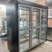 یخچال ایستاده دومتری دو شیشه شیش درسالم