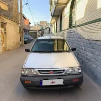 پراید نقره ای 1386دوگانه دستی شاسی سالم