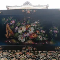 تابلو رنگ روغن روی مخمل