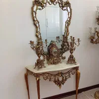 آینه شمعدان برنز