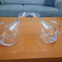 ‌پارچ تنگ کریستال پاشاباغچه ترک ۲عدد مدل دنیزلی