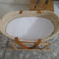 گهواره حصیری نوزاد در حد نو