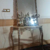 آینه شمعدان برنز