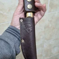چاقو با غلاف چرم طبیعی