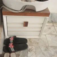 روشویی چوبی نو