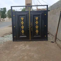 درآهنی ودرب حیاطی‌قیمت باور نکردنی.دولنگه‌وتک لنگه