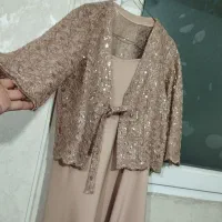پیراهن مجلسی لباس شب  کت وسارفان سایز ۴۸