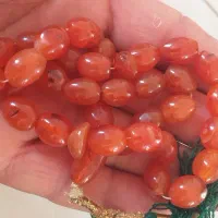 تسبیح عقیق و صدف اصل ب شرط