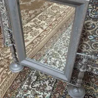 آینه و شمعدان استیل