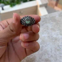 انگشتر نقره زبرجد