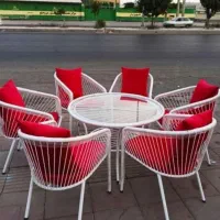 مبلمان مدل دالاس.تاب ایفل‌.میز آتشدان.ویلایی باغی