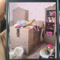 تخت سه منظوره و دو عدد کمد بزرگ برای کودک