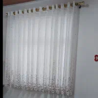 دو عدد پرده طرحدار