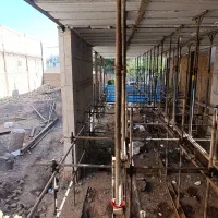 اجرای سقف و دیوار برشی و فنداسیون و استخر
