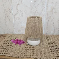 آباژور رو میزی رافیا