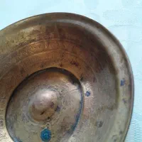 کاسه چهل تاس مسی انتیک